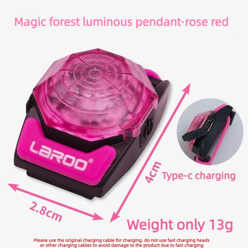 Dog Glow-in-the Dark Pendant Walk Dogs Pet Fun Led Rechargeable Pendants Waterproof Night Prevent Lost Pet Products Accessories