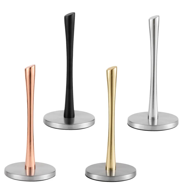 The Kitchen Vertical Tissue Holder Tissue Holder Restaurant Roll Paper Rack Stainless Steel Table Towel Holder Without Punching