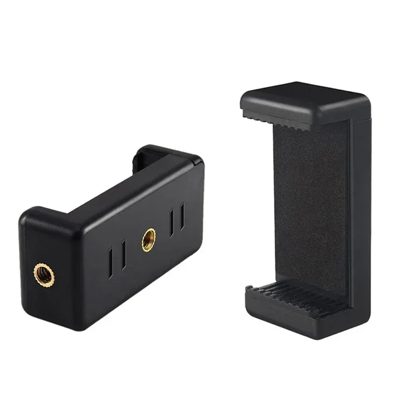 For Tripod Mobile Smart Phone Universal Accessories Stand Mount Tripod Stand Phone Clip 1/4 Inch Screw Hole Holder