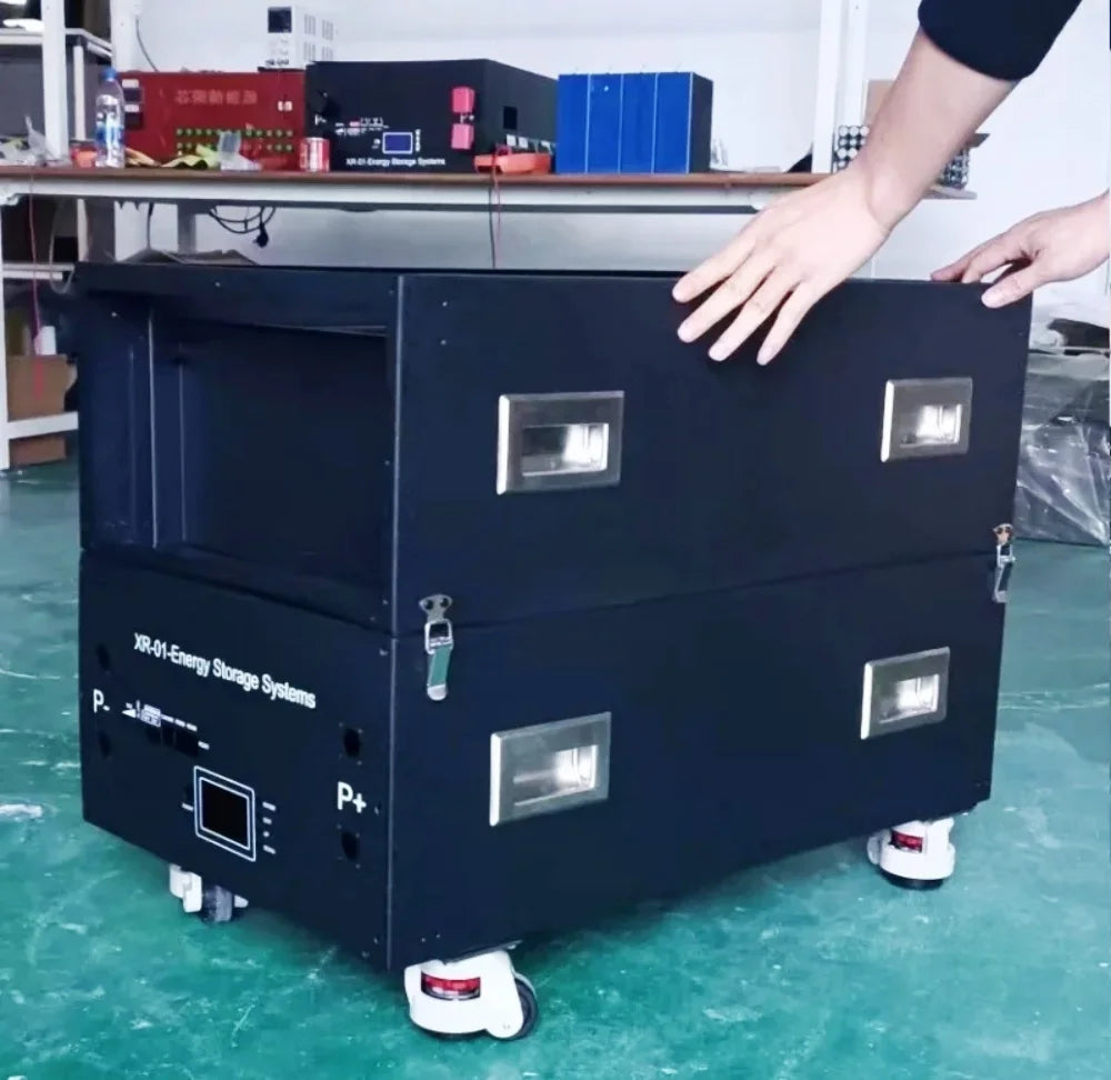 XR08-48V280AH 16S48V Solar Home Energy Storage LiFePO4 Battery bank/Case/Box DIY Kit for JK-BMS-3.2LCD EVE CATL 280AH 302AH