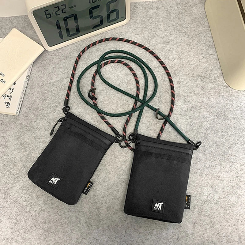 Nylon Lanyard Small Shoulder Bag for Boys Original Niche Commuter Mobile Phone Bag for Girls Crossbody Small Shoulder Bag