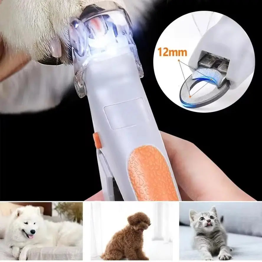 Professional Pet Nail Clipper Scissors With LED Light Cat Dog Nail Clipper Tool Scissors Nail Toeclaw Cutter Scissors Pet Supply
