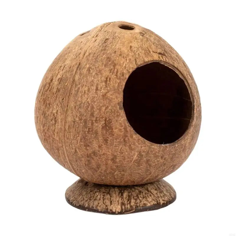 Coconuts Materials Hamster Nest Entrance Hole Secure Resting Cave For Small Pet Animal Comfortable