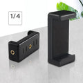 For Tripod Mobile Smart Phone Universal Accessories Stand Mount Tripod Stand Phone Clip 1/4 Inch Screw Hole Holder