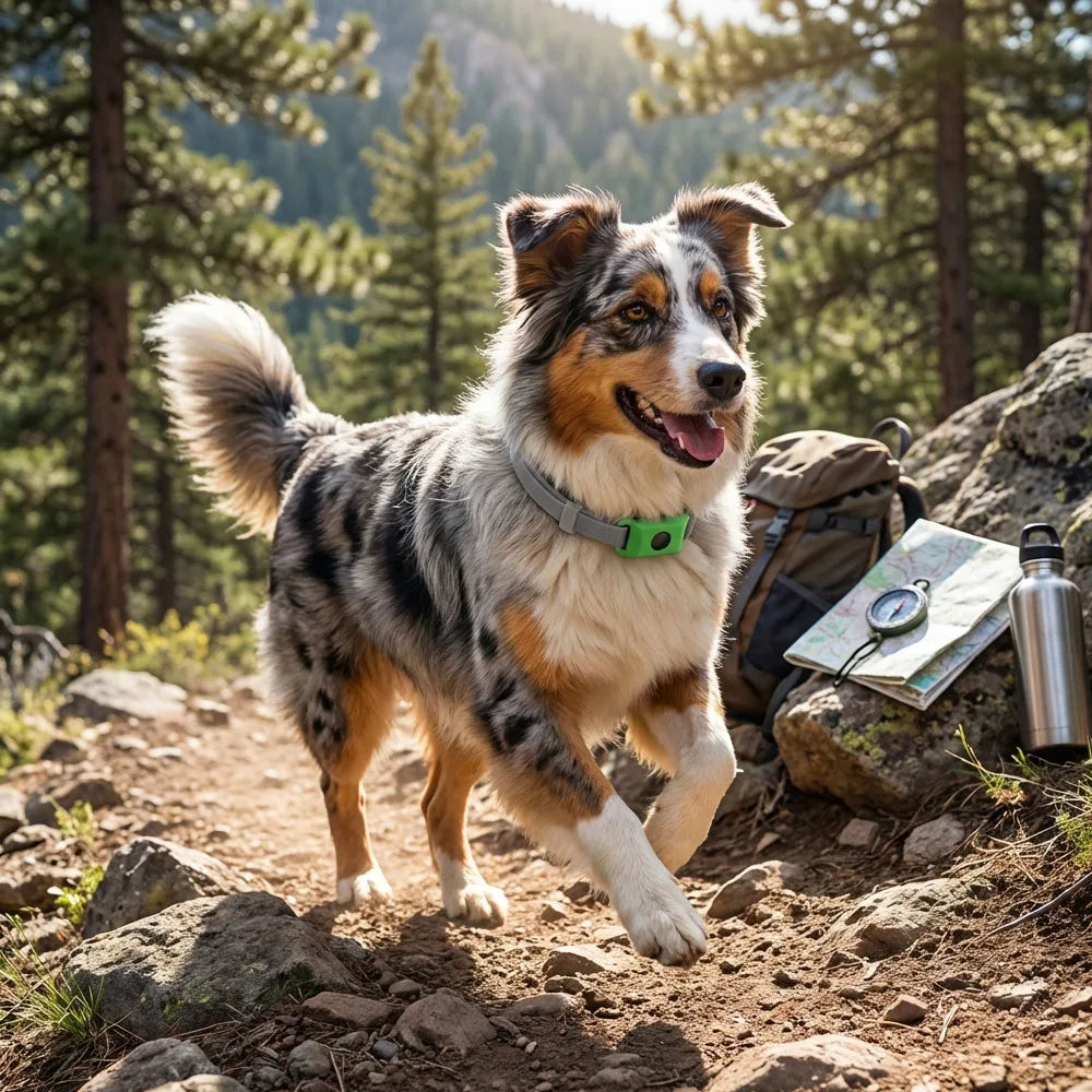 Outdoor-Ready Pet Protection Collar Natural Waterproof Tear-Resistant Design Safety Accessory for Active Dogs and Daily Walks