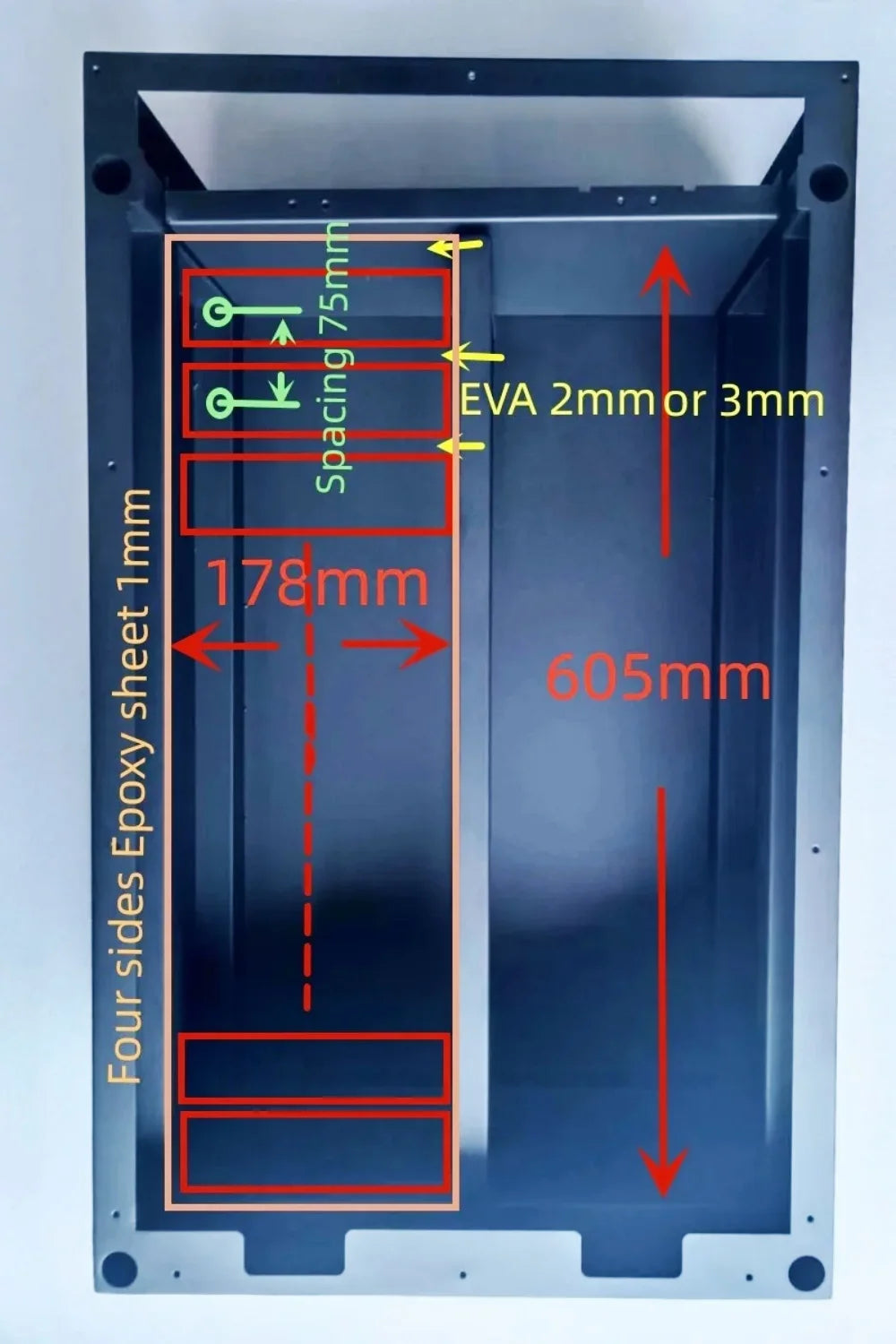 XR08-48V280AH 16S48V Solar Home Energy Storage LiFePO4 Battery bank/Case/Box DIY Kit for JK-BMS-3.2LCD EVE CATL 280AH 302AH
