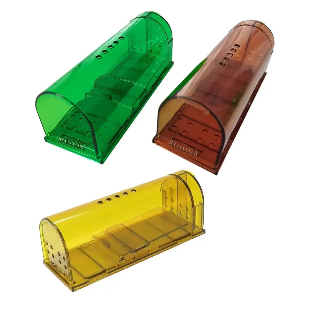 Reusable Mouse Trap Cage - Humane No Kill Rodent Catcher for Pet Control 1Pc Mouse Trap Cage Strong Mousetrap K6K9