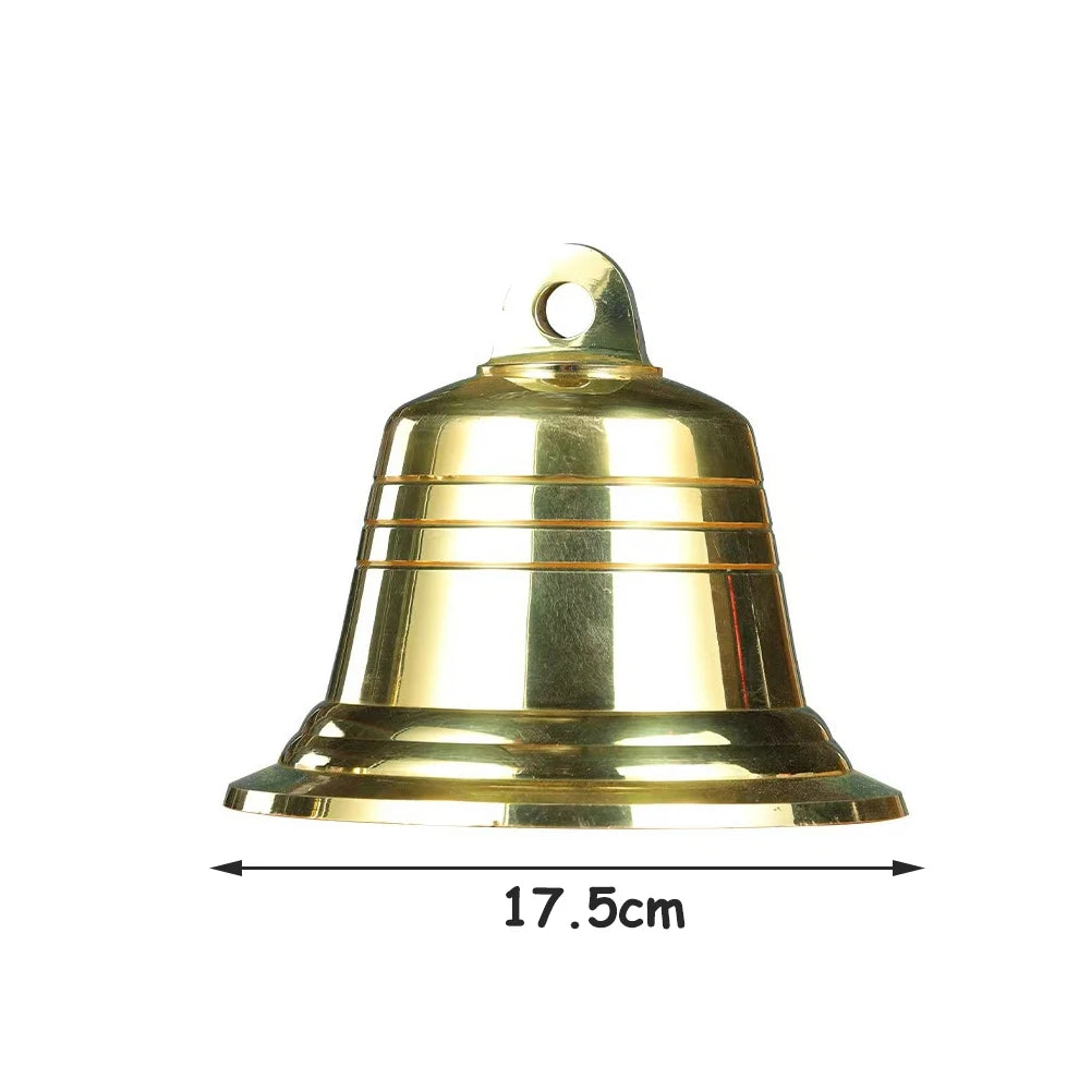 1pc Brass Bell Pendants 5/6/7Inch Wind Bell Hanging Decoration Jingle Bells For Festival Party Garden Home Decor Wind Chimes