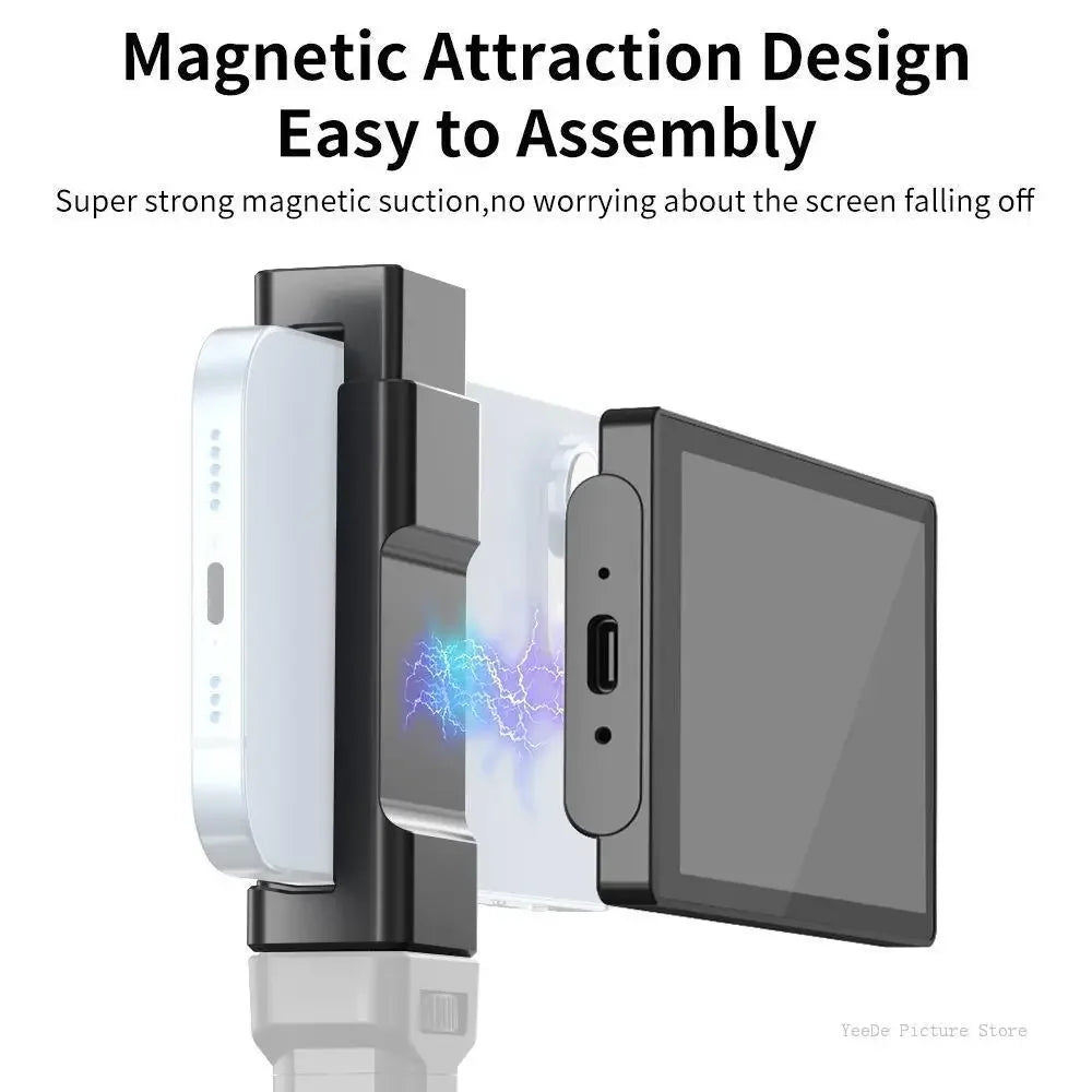 KingMa PH01 PH02 Monitor Screen for using phone rear camera for Smartphone Selfie Vlog Video Recording Live Stream