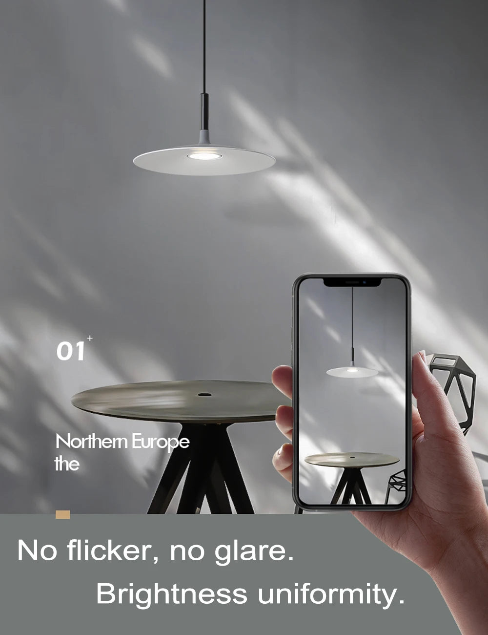 Modern Nordic Pendant Lights Minimalist Hanging Lamps Art Designer Metal LED Chandelier for Kitchen Living Bedroom Bar Decro