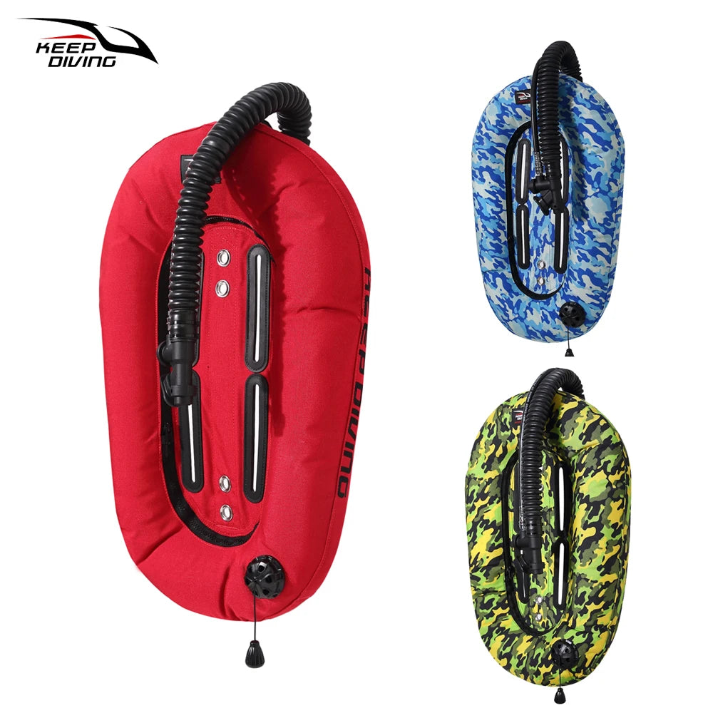 1Pcs 30LBS Scuba Diving BCD Donut Wing Single Tank Tech Dive Cylinder Buoyancy Compensator Safety Equipment