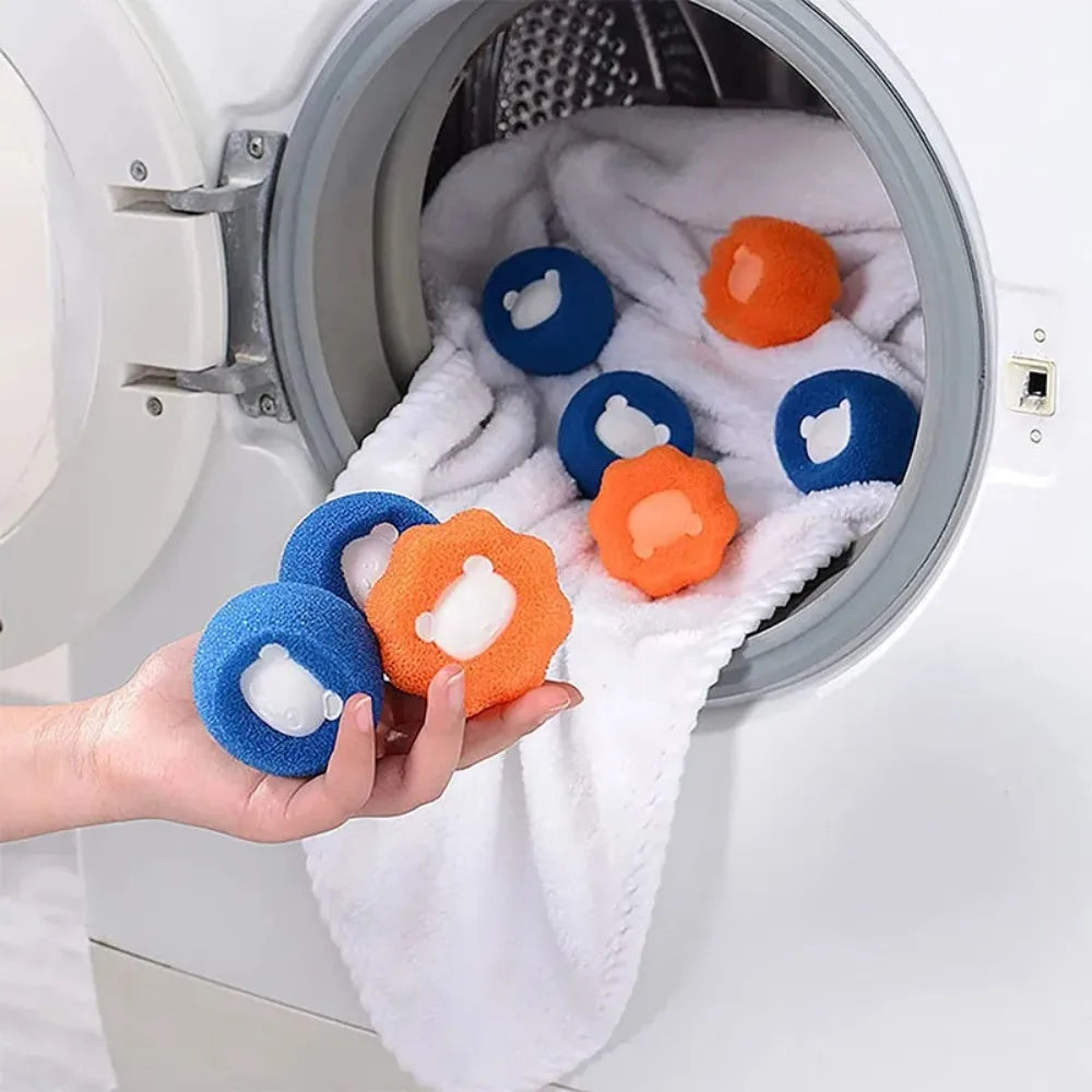 3-10 Pcs Reusable Laundry Balls Pet Hair Remover Washing Machine Lint Catcher Filter Balls Lint & Fur Remover for Clothes Home