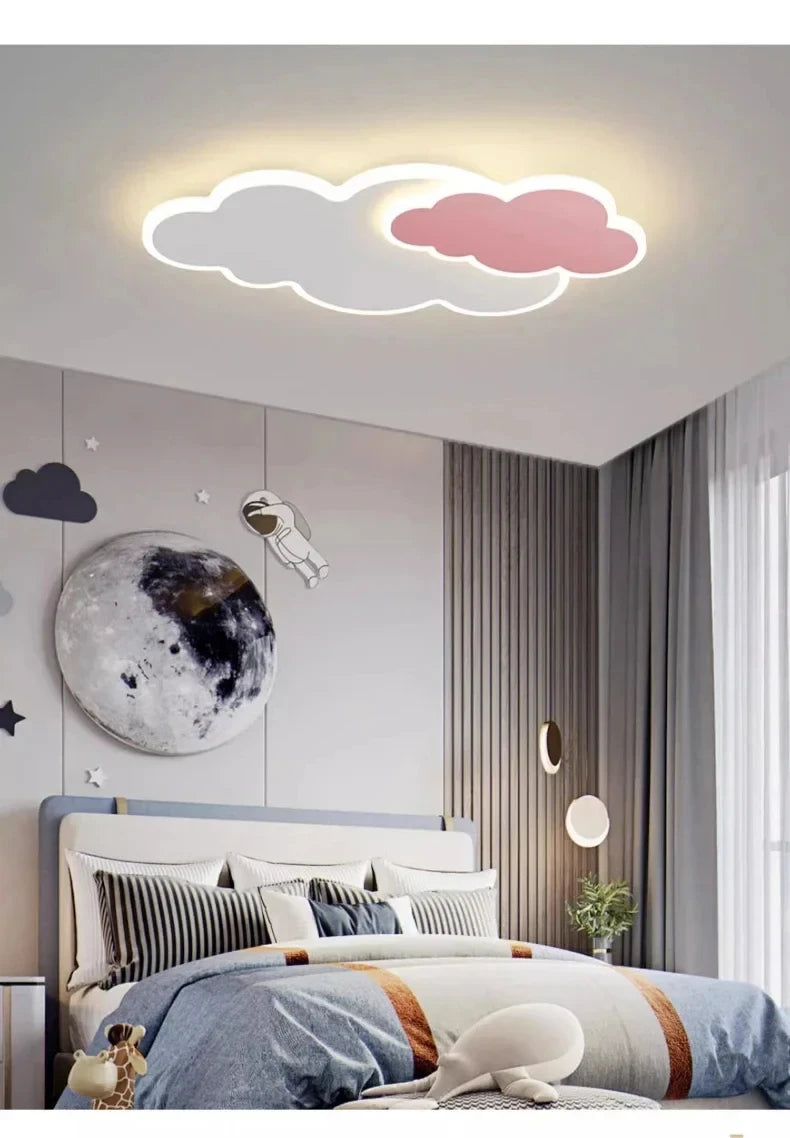 Cloud Shaped Children's Room Bedroom LED Ceiling Lamp Nordic Modern Living Room Decoration Home Dining Room Kitchen Chandelier
