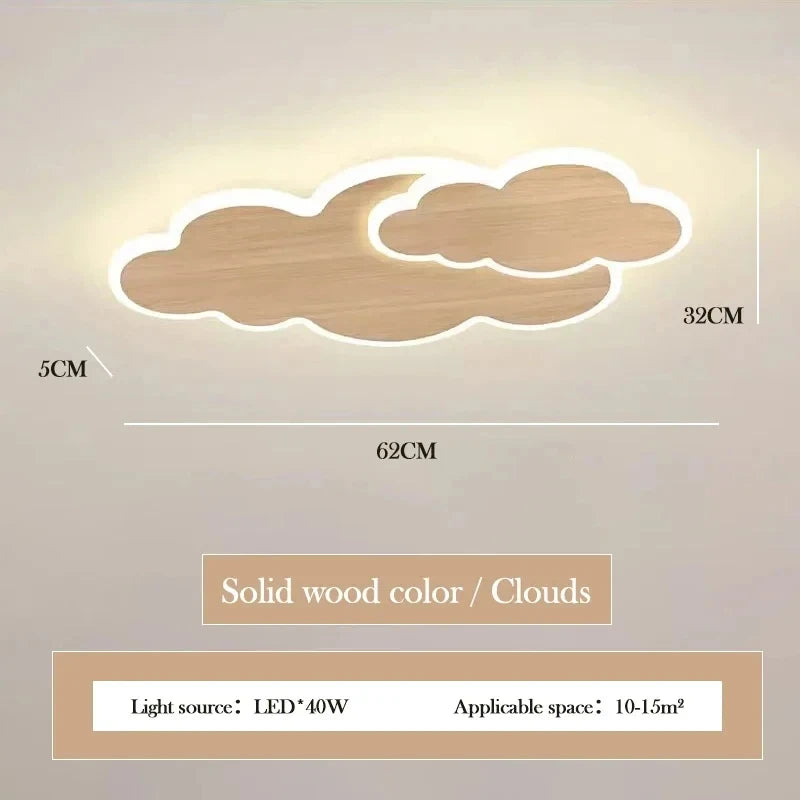 Cloud Shaped Children's Room Bedroom LED Ceiling Lamp Nordic Modern Living Room Decoration Home Dining Room Kitchen Chandelier
