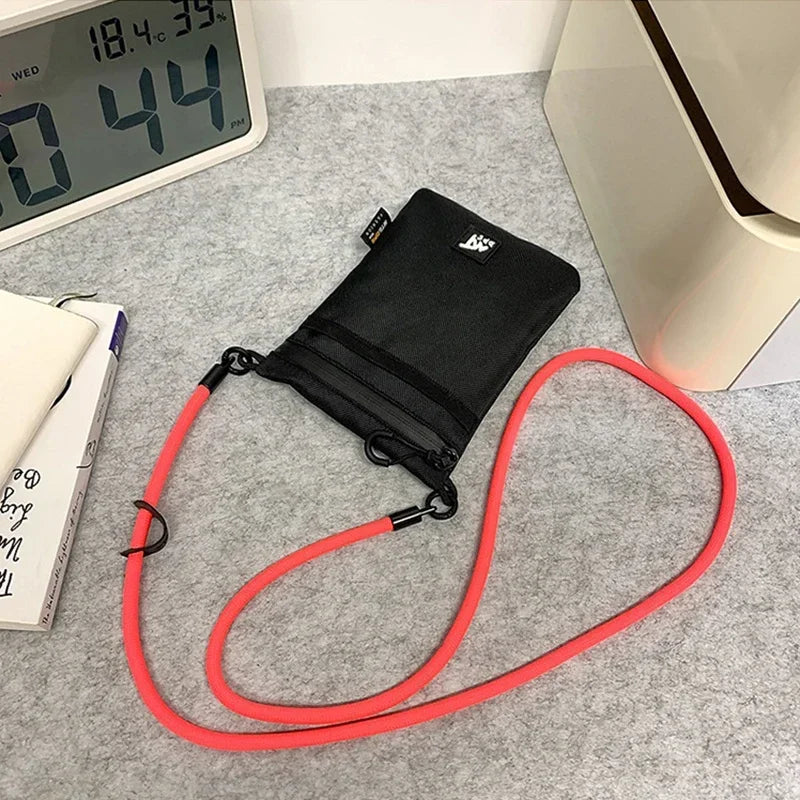 Nylon Lanyard Small Shoulder Bag for Boys Original Niche Commuter Mobile Phone Bag for Girls Crossbody Small Shoulder Bag