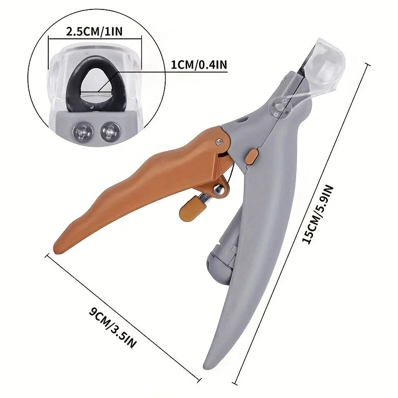 LED Light Pet Nail Clipper With Amplification Function Dog Cat Special Nail Trimmer Tool PetGrooming Cleaning Supplies