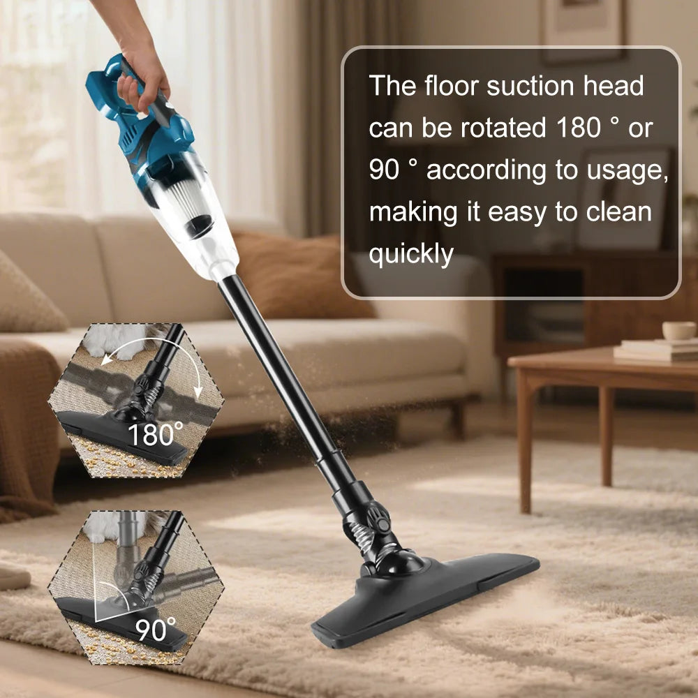 10000PA Electric Vacuum Cleaner Cordless Handheld Home Car Dual Use for Home Pet Hair Cleaning Power Tool For Makita 18V Battery