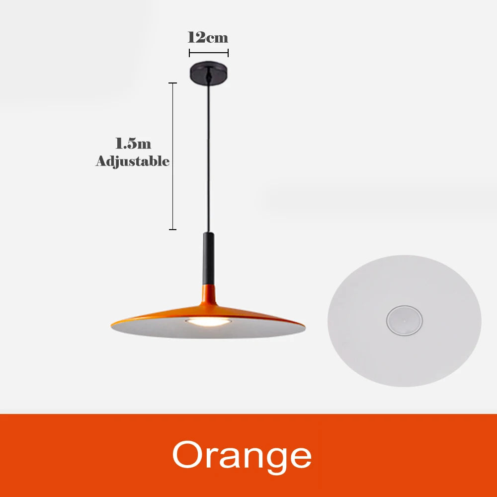 Modern Nordic Pendant Lights Minimalist Hanging Lamps Art Designer Metal LED Chandelier for Kitchen Living Bedroom Bar Decro