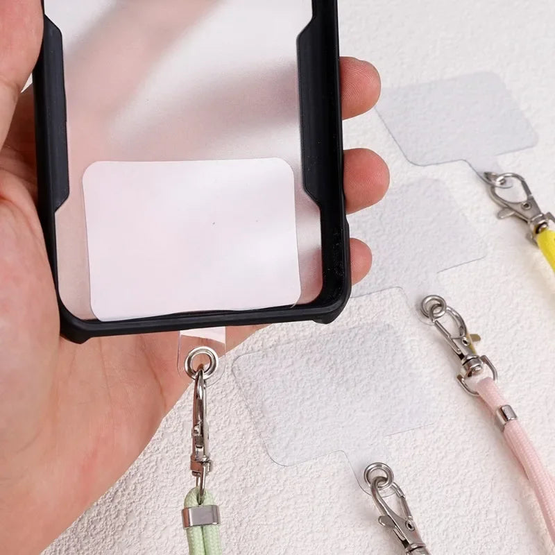 Cell Phone Lanyard Crossbody Adjustable Neck Strap for Around The Hand with Clear Tether Tab for Most Full Coverage Phones Case