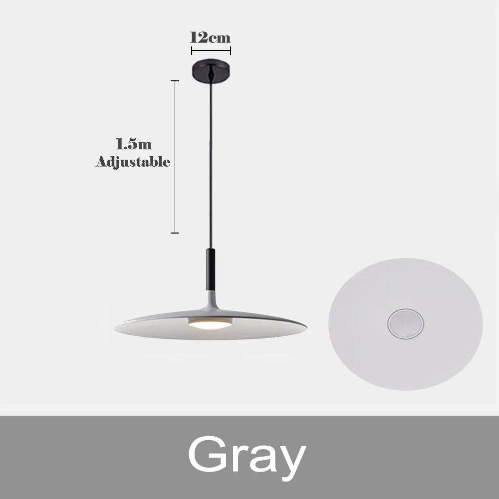 Modern Nordic Pendant Lights Minimalist Hanging Lamps Art Designer Metal LED Chandelier for Kitchen Living Bedroom Bar Decro