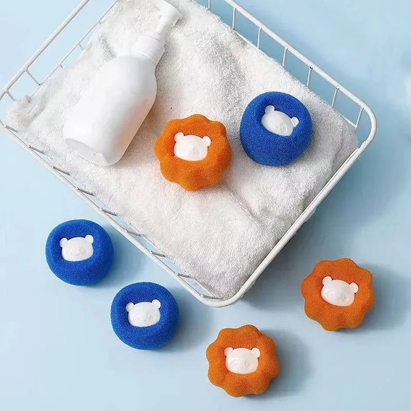 3-10 Pcs Reusable Laundry Balls Pet Hair Remover Washing Machine Lint Catcher Filter Balls Lint & Fur Remover for Clothes Home